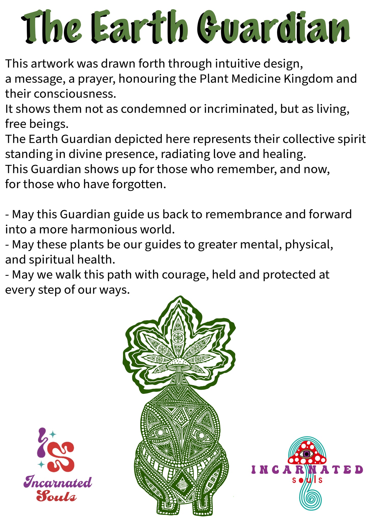 Earth Guardian Beige T-shirt — Limited Edition