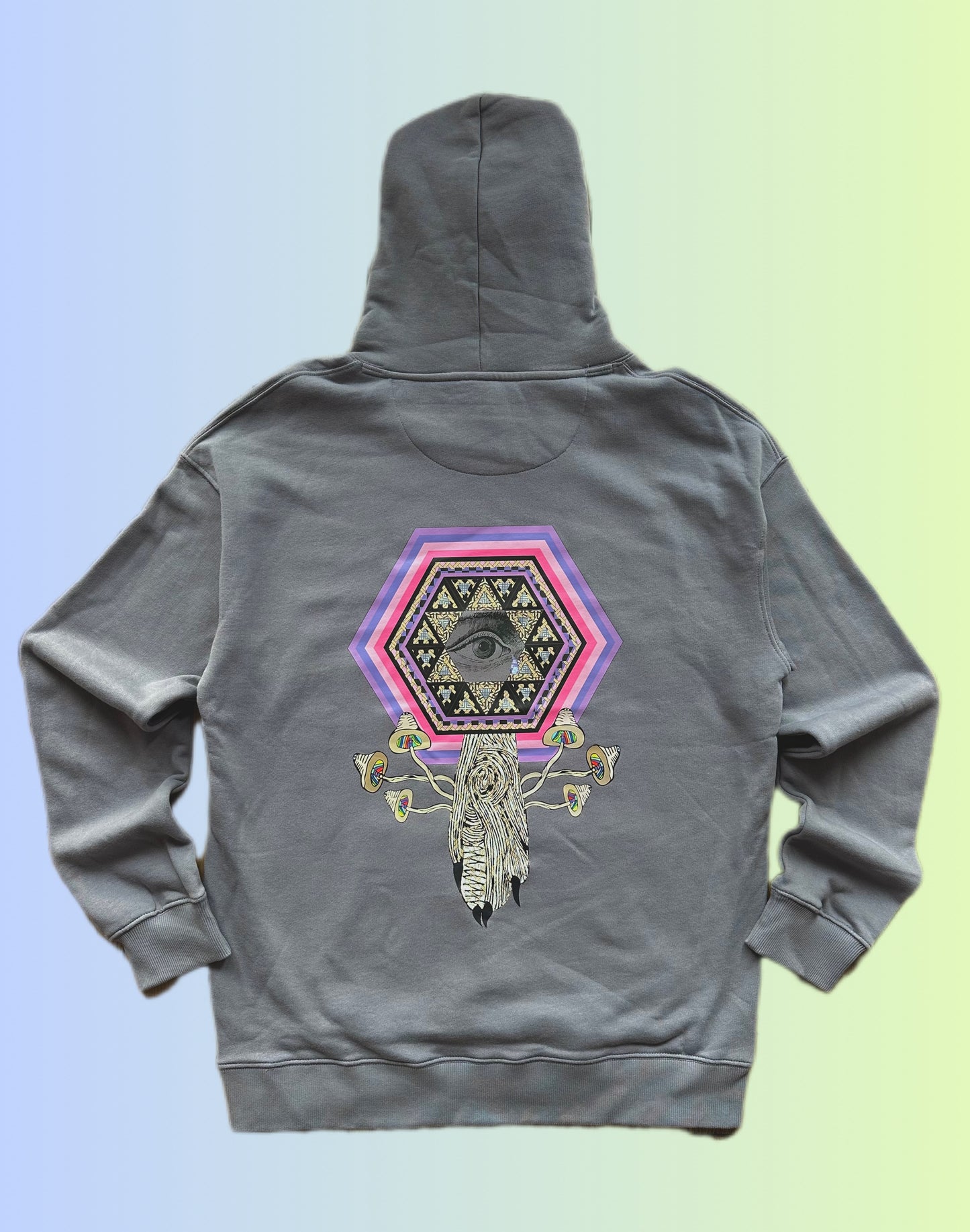 Tilly's Hoodie Grey- Purple Haze